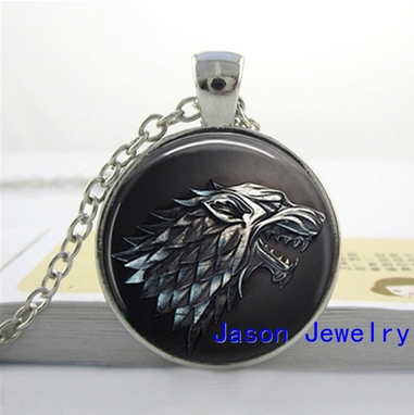 Game of thrones House Stark necklace