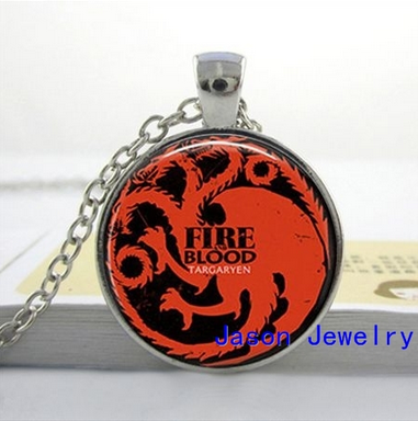 Game of thrones Targaryen Pendant necklace