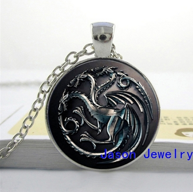 Game of thrones Dragon Targaryen necklace