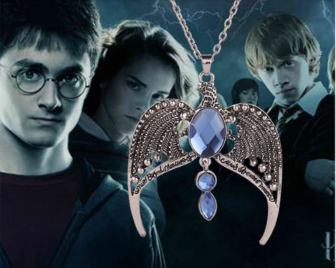 Ravenclaw Lost Crown Magic Academy Crystal Necklace