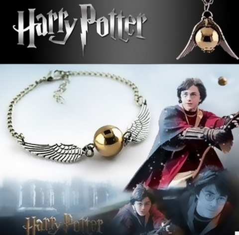 2015 New Harry Potter Golden Snitch Bracelet