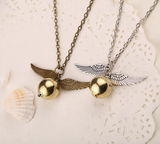 Harry Potter Golden Snitch Necklace